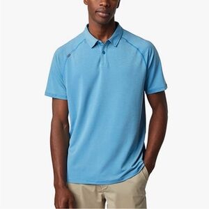 RHONE Delta Pique Polo Shirt Performance Nylon 4-Way Stretch Golf Mens Medium